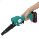 88VF 1200W 6Inch Electric Cordless One-Hand Saw Chain Saw Woodworking Tool Kit W/ 2pcs Battery