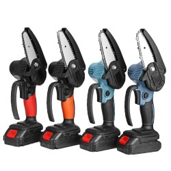 88VF 4/6 Inch Cordless Electric Chain Saw Kit One-Hand Saw Mini Portable Woodworking Wood Cutter W/ 2pcs Battery 88VF 4/6 Inch Cordless Electric Chain Saw Kit One-Hand Saw Mini Portable Woodworking Wood Cutter W/ 2pcs Battery