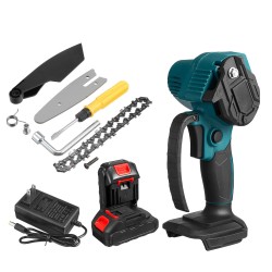 88VF 4/6 Inch Cordless Electric Chain Saw Kit One-Hand Saw Mini Portable Woodworking Wood Cutter W/ 2pcs Battery 88VF 4/6 Inch Cordless Electric Chain Saw Kit One-Hand Saw Mini Portable Woodworking Wood Cutter W/ 2pcs Battery