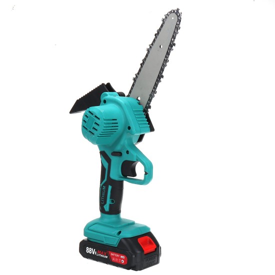 88VF 6 Inch 1200W Electric Chain Saw Pruning Chainsaw Cordless Woodworking Garden Tree Logging Tool W/ None/1/2 Battery Also For Makita