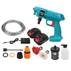 88VF Cordless High Pressure Washer Car Washing Spray Guns Water Cleaner W/ 1/2 Battery For MAKITA 88VF Cordless High Pressure Washer Car Washing Spray Guns Water Cleaner W/ 1/2 Battery For MAKITA