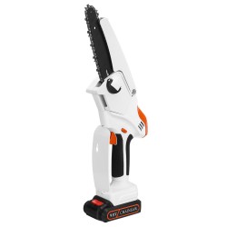 98VF 6Inch Cordless Electric Chain Saw Rechargeable Wood Cutter Woodworking Tool W/ None or1or2 Battery 98VF 6Inch Cordless Electric Chain Saw Rechargeable Wood Cutter Woodworking Tool W/ None or1or2 Battery