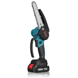 88VF 6 Inch Portable Electric Pruning Chain Saw Rechargeable Small Woodworking Chainsaw W/ 1/2pcs Battery 88VF 6 Inch Portable Electric Pruning Chain Saw Rechargeable Small Woodworking Chainsaw W/ 1/2pcs Battery