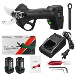Cordless Electric Pruning Shears with Rechargeable Lithium Battery Powered Tree Branch Pruner 35mm (Max) Cutting Garden Tool Cordless Electric Pruning Shears with Rechargeable Lithium Battery Powered Tree Branch Pruner 35mm (Max) Cutting Garden Tool