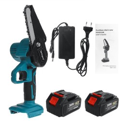 4 Inch Electric Chain Saw Mini Cordless 550W One-Hand Saw Woodworking Wood Cutter W/ 1pc or 2pcs Battery For Makita 4 Inch Electric Chain Saw Mini Cordless 550W One-Hand Saw Woodworking Wood Cutter W/ 1pc or 2pcs Battery For Makita