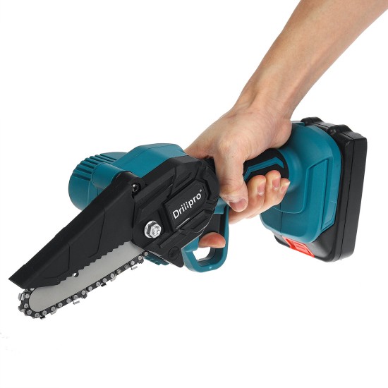 4 Inch Electric Chain Saw Mini Cordless 550W One-Hand Saw Woodworking Wood Cutter W/ 1pc or 2pcs Battery For Makita