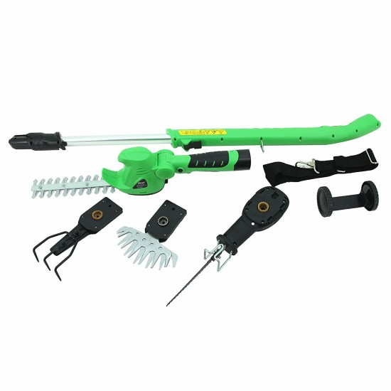 ET1007 10.8-Volt Lithium-Ion Cordless Multi-Function Garden Tool Set Grass Trimmer