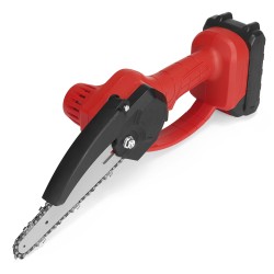 Handheld Mini Rechargable Chainsaw 6inch Electric Chain Saws Stepless Speed Change Wood Work Cutter W/ Battery Handheld Mini Rechargable Chainsaw 6inch Electric Chain Saws Stepless Speed Change Wood Work Cutter W/ Battery