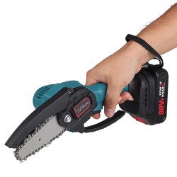 88VF 4 Inch Mini Cordless Electric Chainsaw Rechargeable Wood Cutter One-Hand Saw W/ 1/2 Battery Woodworking Tool 88VF 4 Inch Mini Cordless Electric Chainsaw Rechargeable Wood Cutter One-Hand Saw W/ 1/2 Battery Woodworking Tool