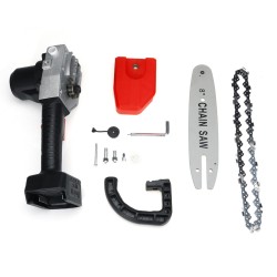 Mini Chainsaw 8-Inch 21V Portable Brushless Cordless Electric Chain Saw Handheld Pruning Shears Chainsaw for Tree Branch Wood Cutting Tool Mini Chainsaw 8-Inch 21V Portable Brushless Cordless Electric Chain Saw Handheld Pruning Shears Chainsaw for Tree Branch Wood Cutting Tool