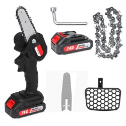 Mini Cordless Electric Chain Saw Portable Rechargeable Woodworking Cutting Tool Mini Cordless Electric Chain Saw Portable Rechargeable Woodworking Cutting Tool