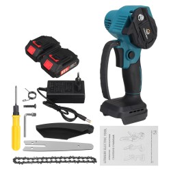 6 Inch 2000W 88VF Brushless Electric Saw Chainsaw Pruning Saws Woodworking Cutting Tool W/ 1pc or 2pcs Battery For Makita 18v Battery 6 Inch 2000W 88VF Brushless Electric Saw Chainsaw Pruning Saws Woodworking Cutting Tool W/ 1pc or 2pcs Battery For Makita 18v Battery