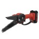 6 Inch 88VF Cordless Electric Chain Saw One-Hand Saw LED Woodworking Wood Cutter W/ 1/2 Battery