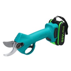 88VF 30mm Electric Pruning Shears Cordless Garden Pruner Cutter Tool with 2X Battery & Plastic Toolbox 88VF 30mm Electric Pruning Shears Cordless Garden Pruner Cutter Tool with 2X Battery & Plastic Toolbox
