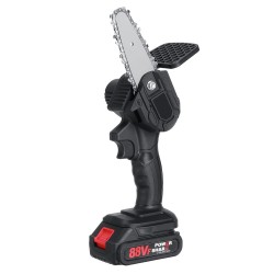 88VF 4 Inch 1500W Mini Electric Chain Saw 2500mAh Battery Indicator Rechargeable Woodworking Tool w/ 1/2 Battery 88VF 4 Inch 1500W Mini Electric Chain Saw 2500mAh Battery Indicator Rechargeable Woodworking Tool w/ 1/2 Battery