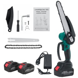 388VF 8 Inch Cordless Electric Chain Saw One-Hand Wood Cutter Pruning Saw Power Tools 388VF 8 Inch Cordless Electric Chain Saw One-Hand Wood Cutter Pruning Saw Power Tools