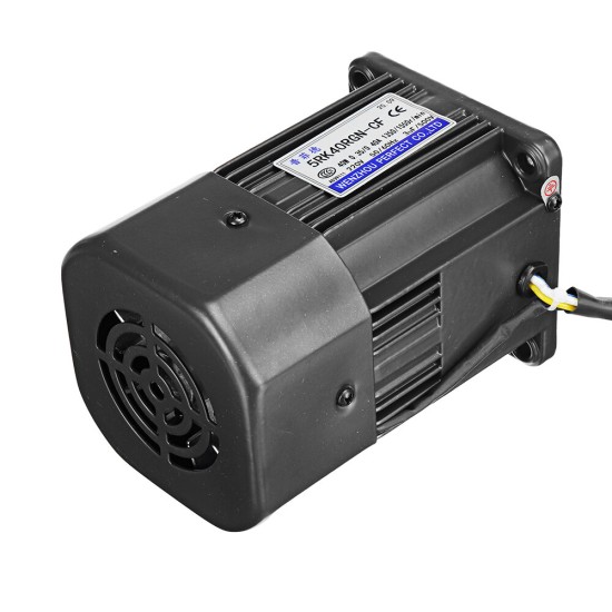 5RK40GN-CF 220V 40W 2.7-450RPM Variable Speed Motor AC Gear Reducer Motor Geared Motor 1:3-1:500 Reversible Gear