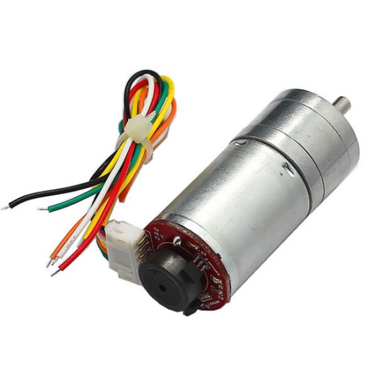 MOTOR GM25-370 DC Gear Motor 6V 100/210/300RPM Encoder Motor