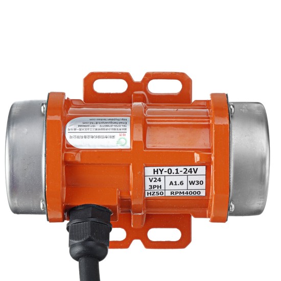 DC 12/24V 15W-50W Concrete Vibrator Vibration Motor Single Phase Aluminum/Motor Speed Controller