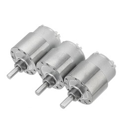 DC 12V Gear Motor 33/100/190RPM 37MM 500 Geared Motor DC 12V Gear Motor 33/100/190RPM 37MM 500 Geared Motor