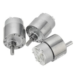 DC 12V Gear Motor 33/100/190RPM 37MM 500 Geared Motor DC 12V Gear Motor 33/100/190RPM 37MM 500 Geared Motor