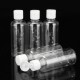 100ml Clear Plastic Bottles For Travel Cosmetic Lotion Container with White Caps