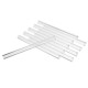 10Pcs 150mm OD 10mm 2.2mm Thick Wall Borosilicate Glass Blowing Tube