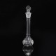 10mL Clear Glass Volumetric Flask w/ Glass Stopper Lab Chemistry Glassware