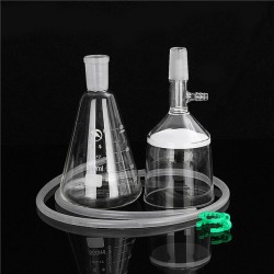 500mL 24/29 Joint Suction Filtration Equipment Glass Buchner Funnel Conical Flask Filter Kit 500mL 24/29 Joint Suction Filtration Equipment Glass Buchner Funnel Conical Flask Filter Kit