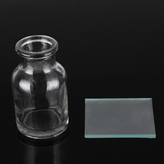 60/125/250/500ml Transparent Glass Gas Cylinder Junior High School Chemical Experiment