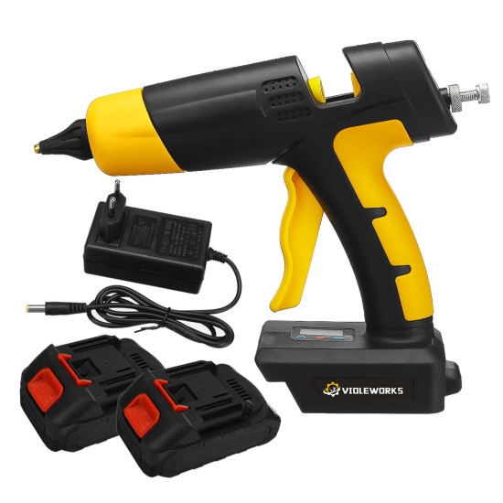 21V Digital Hot Melt Glue Guns Cordless Rechargeable Hot Glue Applicator Home Improvement DIY