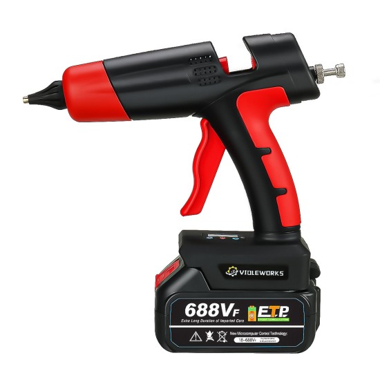 688VF Hot Melt Glue Guns Cordless Rechargeable Hot Glue Applicator Home Improvement Craft DIY For Makita Battery