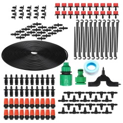 10/15/20M DIY Micro Drip Irrigation System Plant Self Watering Garden Hose Kits 10/15/20M DIY Micro Drip Irrigation System Plant Self Watering Garden Hose Kits