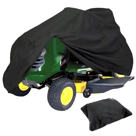 210D Woven Polyester Fiber Oxford Cloth Tractor Cover Waterproof Lawn Mower Tractor Storage Cover Outdoor UV Protection Cover