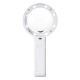 Handheld Portable Foldable Lamp Illuminated Magnifier 5X 11X Magnifying Table 8 LED Lights Loupe Magnifier Screen for Newspaper