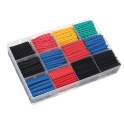 850Pcs Heat Shrink Tube Solder Seal Heat Shrink Butt Wire Connectors Terminals Waterproof 850Pcs Heat Shrink Tube Solder Seal Heat Shrink Butt Wire Connectors Terminals Waterproof