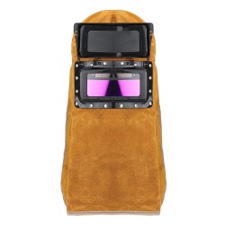 Solar Auto Darkening Filter Lens Welder Leather Welding Helmet Full Mask Hood Solar Auto Darkening Filter Lens Welder Leather Welding Helmet Full Mask Hood