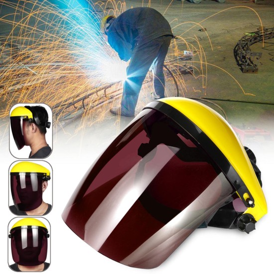 Welding Mask Clear Face Shield Screen Mask Visors Eye Face Protection Scratch Resistant Lens