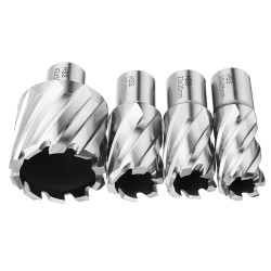 12-42mm High Speed Steel Metal Core Drill Bit Annular Cutter for Magnetic Drill Press Hollow with Weldon Shank Hole Opener Drilling Hole Saw Cutter 12-42mm High Speed Steel Metal Core Drill Bit Annular Cutter for Magnetic Drill Press Hollow with Weldon Shank Hole Opener Drilling Hole Saw Cutter