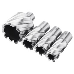 12-42mm High Speed Steel Metal Core Drill Bit Annular Cutter for Magnetic Drill Press Hollow with Weldon Shank Hole Opener Drilling Hole Saw Cutter 12-42mm High Speed Steel Metal Core Drill Bit Annular Cutter for Magnetic Drill Press Hollow with Weldon Shank Hole Opener Drilling Hole Saw Cutter