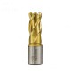 HSS Hollow Drill Bit 12-42mm Cutting Diameter Titanium Coated Core Drill Bit For Metal Cutting Weldon Shank Magnetic Drill Bit Annular Cutter