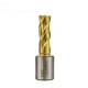 HSS Hollow Drill Bit 12-42mm Cutting Diameter Titanium Coated Core Drill Bit For Metal Cutting Weldon Shank Magnetic Drill Bit Annular Cutter