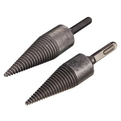 Hex Shank/Square Handle Firewood Splitting Drill Bit Wood Cone Drilling Tools Kit Hex Shank/Square Handle Firewood Splitting Drill Bit Wood Cone Drilling Tools Kit