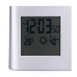 Solar Battery Wireless Weather Station Clock Temperature Sensor Meter Humidity Thermometer Solar Battery Wireless Weather Station Clock Temperature Sensor Meter Humidity Thermometer