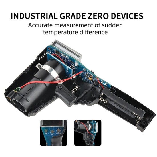IR02 -50~800 Degree Digital Thermometer Humidity Meter Infrared Thermometer Hygrometer Temperature Humidity Meter Pyrometer