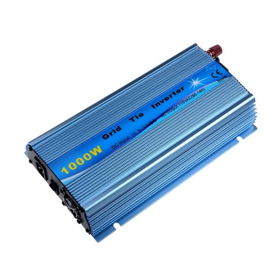 1000W Solar Grid Tie Inverter DC18V / DC24/36V to AC110V/220V MPPT Pure Sine Wave Inverter 50Hz/60Hz