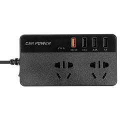 12/24V to 110/220V 200W Car Power Inverter Car Reverse Power Charger Universal Multi-function Inverter Conversion Plug Socket 12/24V to 110/220V 200W Car Power Inverter Car Reverse Power Charger Universal Multi-function Inverter Conversion Plug Socket