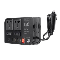 300W Power Inverter DC 12V TO AC 220V Power Inverter W/ Ci-garette Lighter 300W Power Inverter DC 12V TO AC 220V Power Inverter W/ Ci-garette Lighter