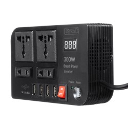 300W Power Inverter DC 12V TO AC 220V Power Inverter W/ Ci-garette Lighter 300W Power Inverter DC 12V TO AC 220V Power Inverter W/ Ci-garette Lighter
