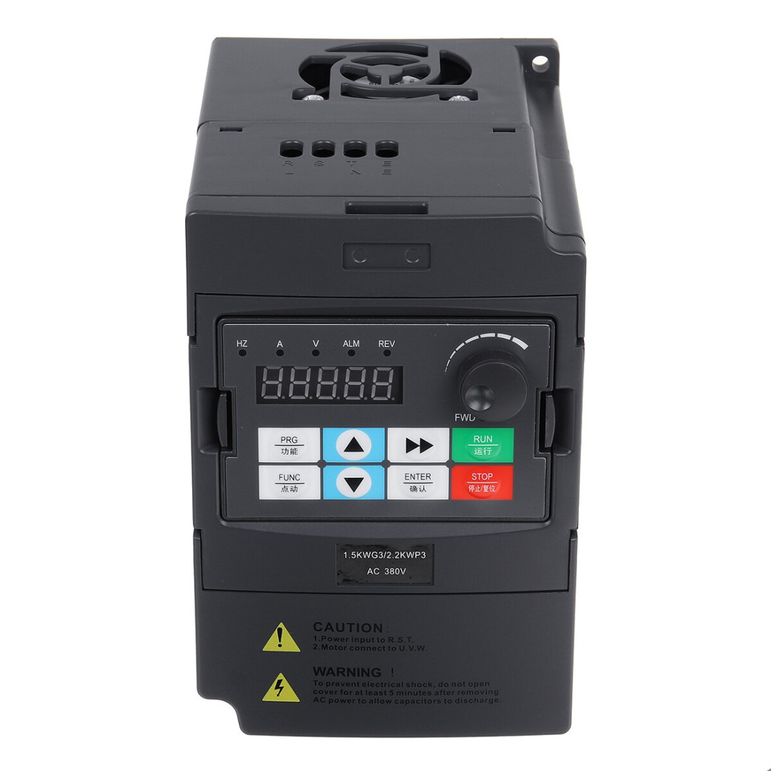 3HP 0.75kw/1.5kw/2.2kw Variable Frequency Drive Inverter VFD 3 Phase To ...